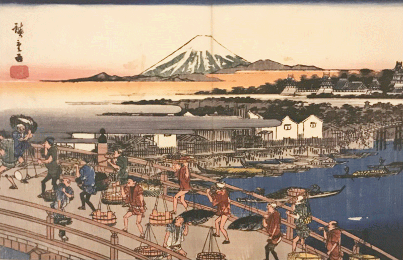 History of Toyosu Fish Market: Edo Era