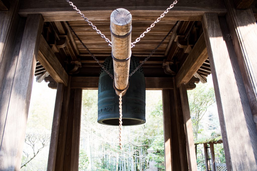 Bell at hokokuji temple in kamakura