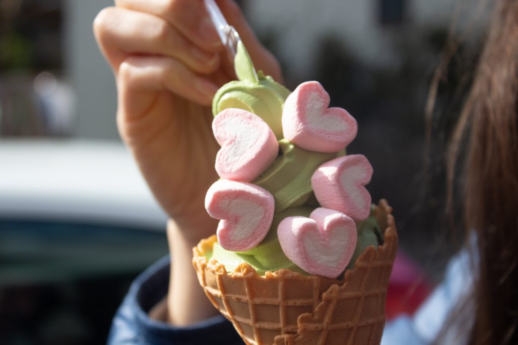 ice cream at kamakura
