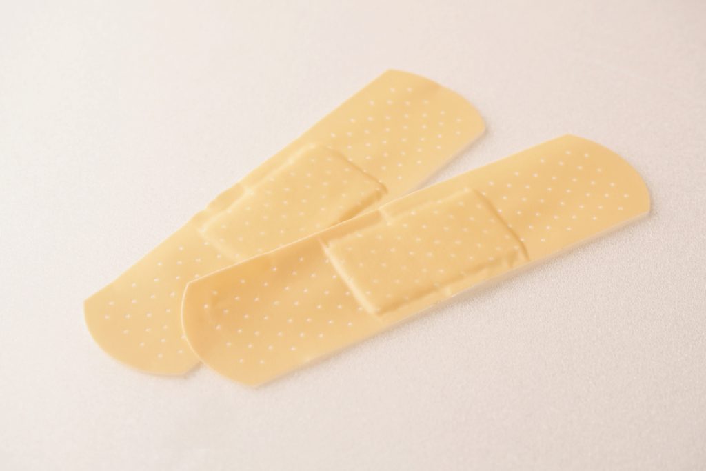 Band-aid for yukata