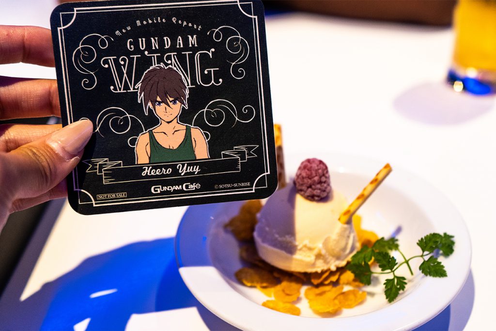 Dessert at Gundam Cafe