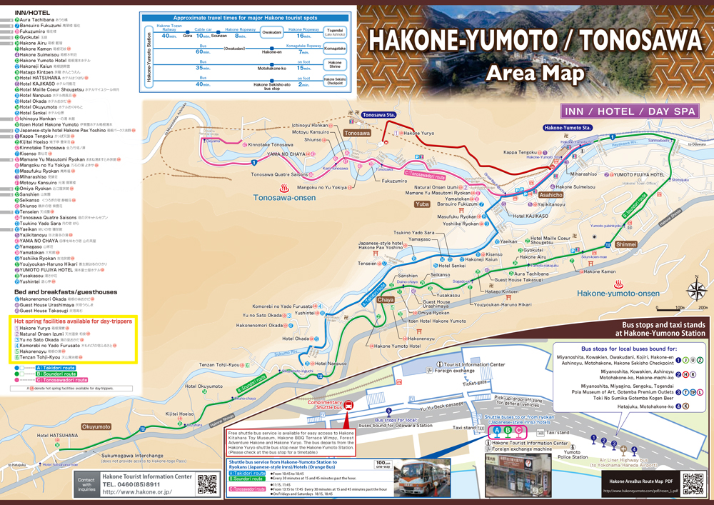 Hakone Yumoto Map